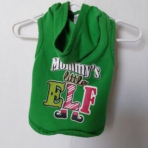 Simply Wags Dog Apparel, Size Small Green Christmas Hoodie for Dogs/Pets